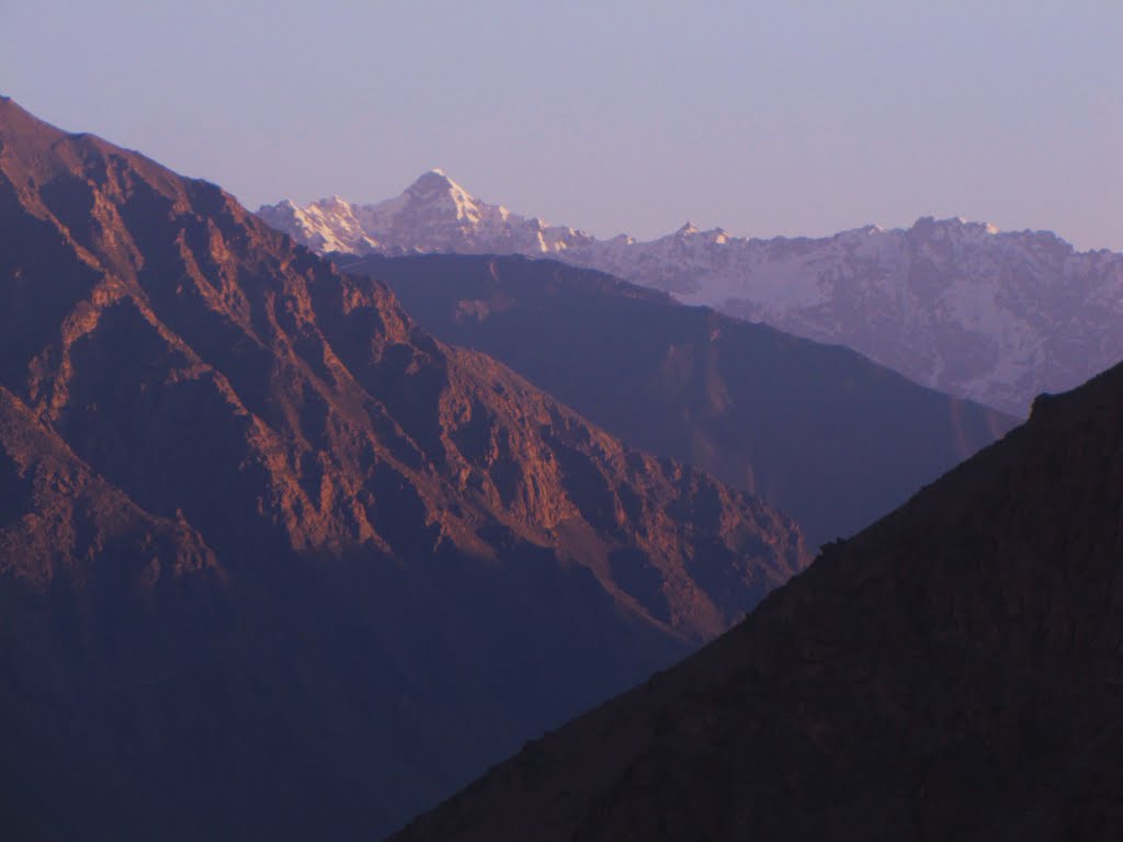 Looking North from above Khorogh