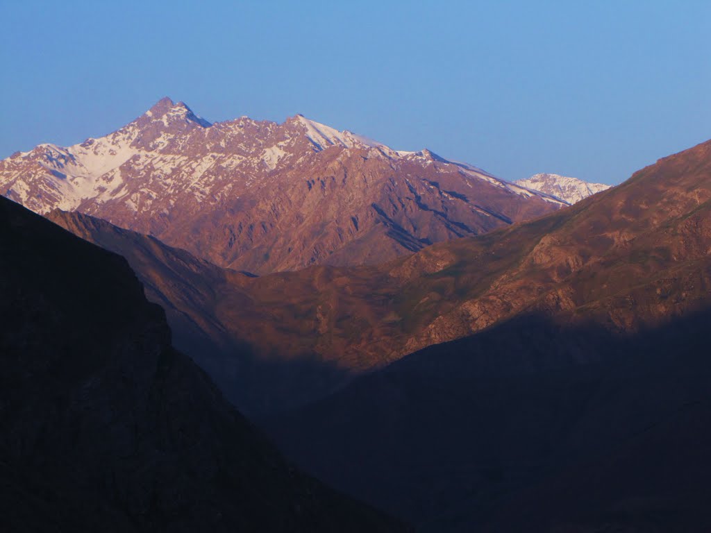 Looking South from above Khorogh