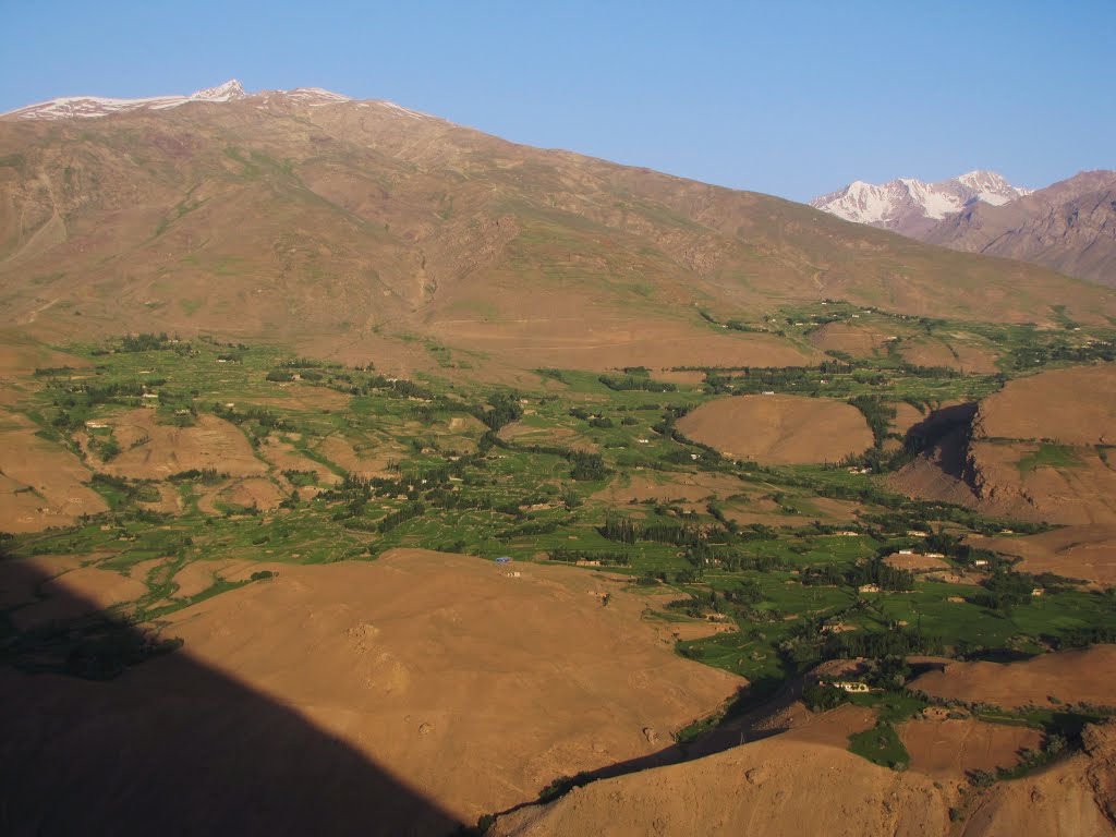 Afghan Village taken from Tajikistan side