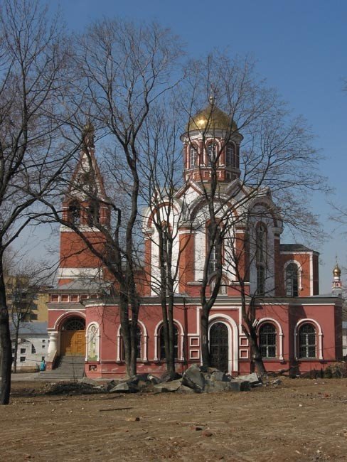 церковь Благовещения в Петровском парке