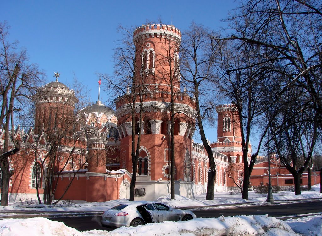 Петровский путевой дворец 1776-1796 годы...с дороги...