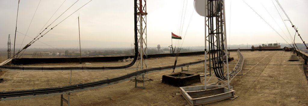 Kurgan-Tube, on the roof. Khatlon, Tajikistan.