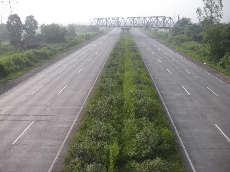 Express Highway through Chikle Village