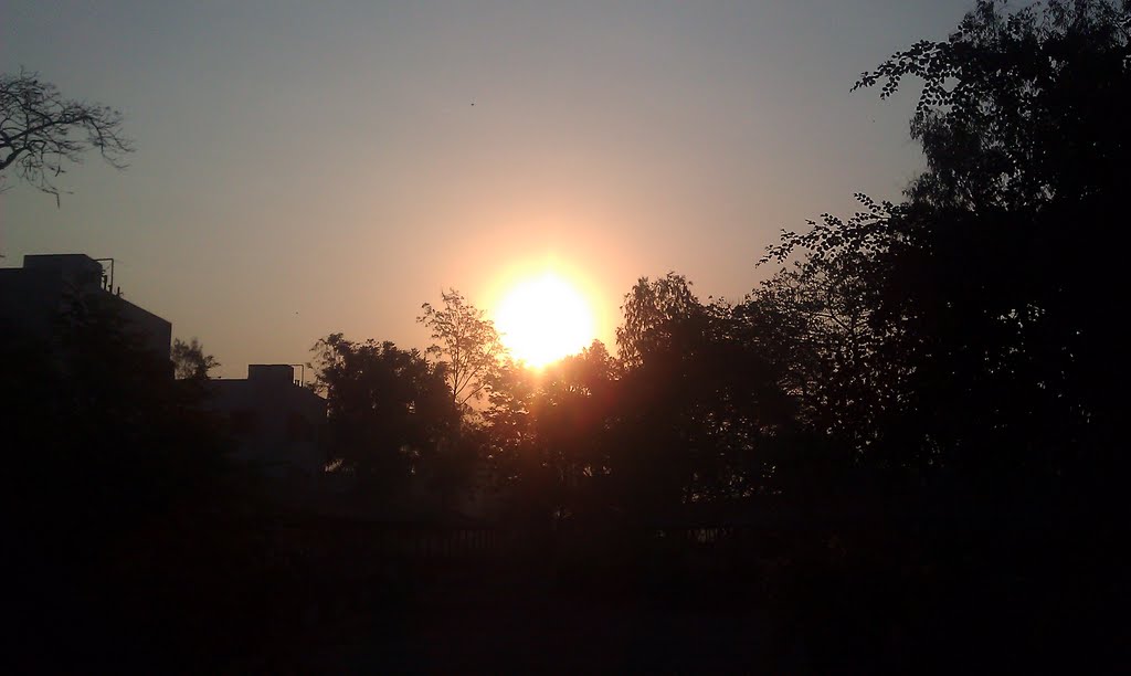 Sun is rising