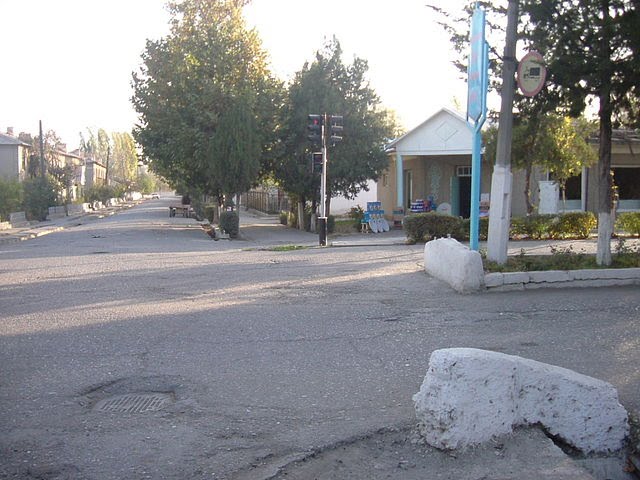 The main road outside Bobo Salomov  Firuz Agolikov
