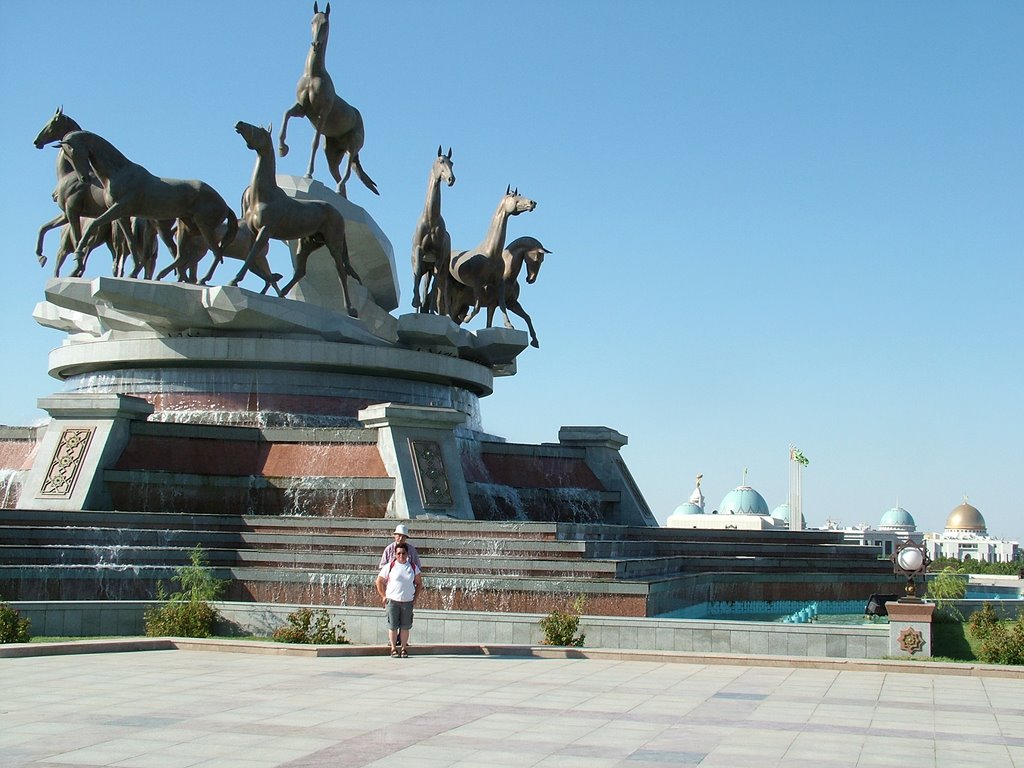 Akhal tekke monument