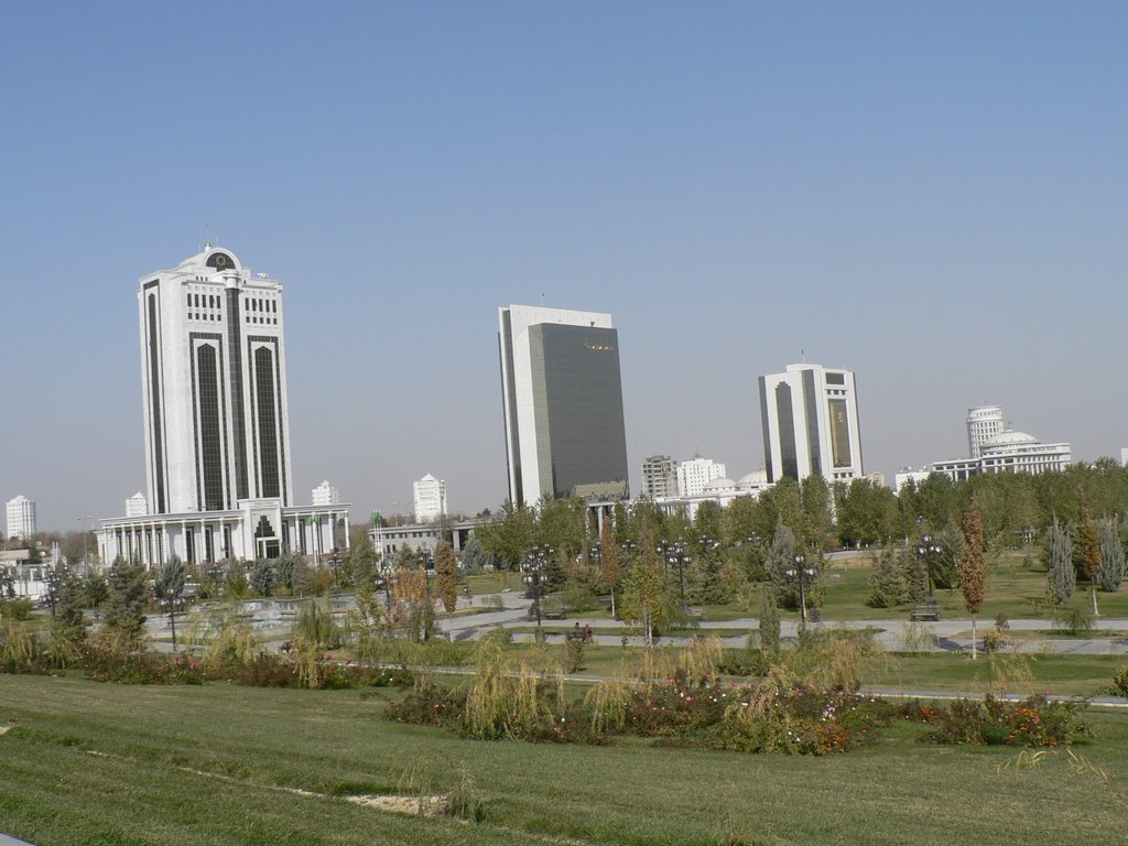 New Banks and Official Buildings in Ashgabat