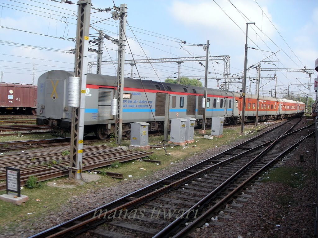 Entering Mathura Jn