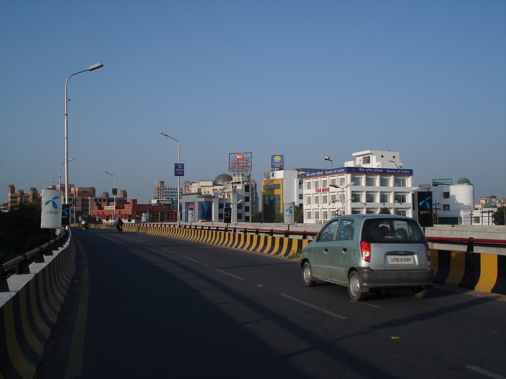 Bye pass over bridge in Gomti nagar LKO,U.P.India.