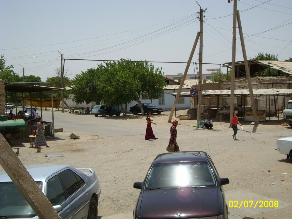 street of Bayramaly. улица Байрамали