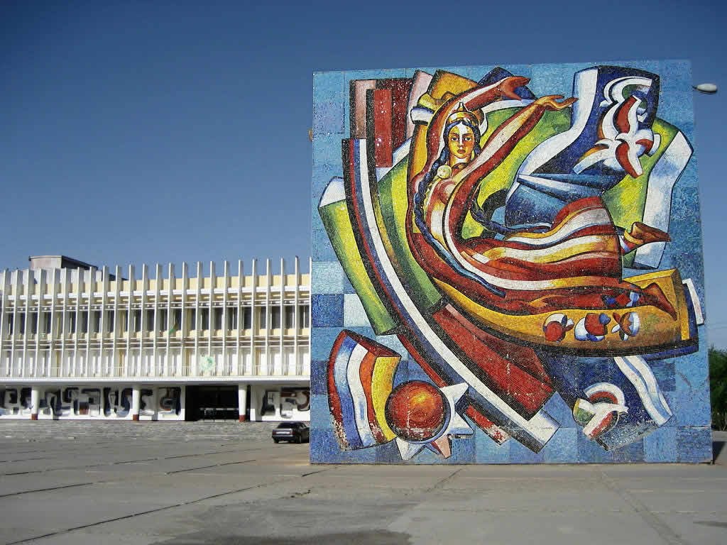 Soviet-era Ceramic Mural