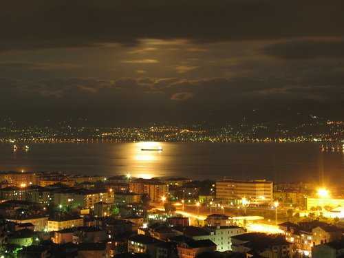 İzmitte Akşam manzarası