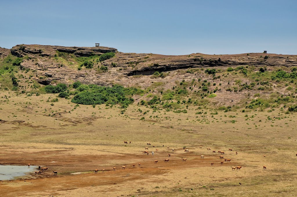 Mouth of Thới Lới Volcano - Miệng núi lửa Thới Lới .