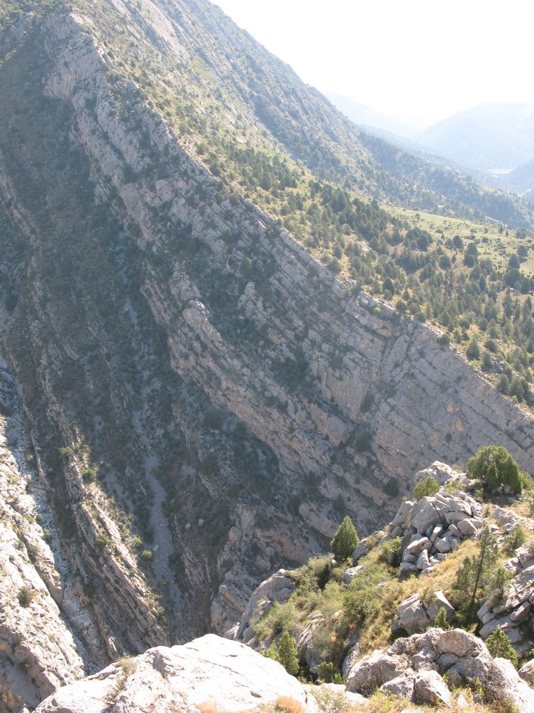Chauvay ravine, canyon