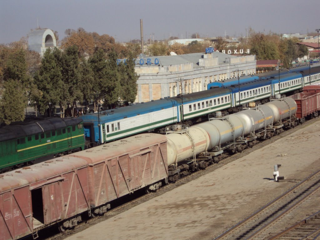 Вокзал (вид с моста) 2009г