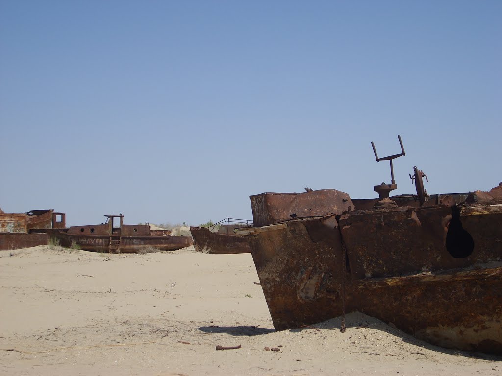 abandoned fishing boats