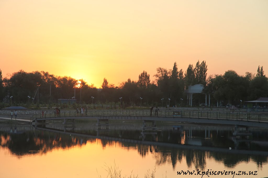 Bridge in Nukus park
