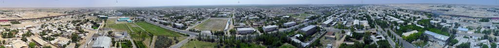 Karaulbazar city, Bukhara, view from 70m high