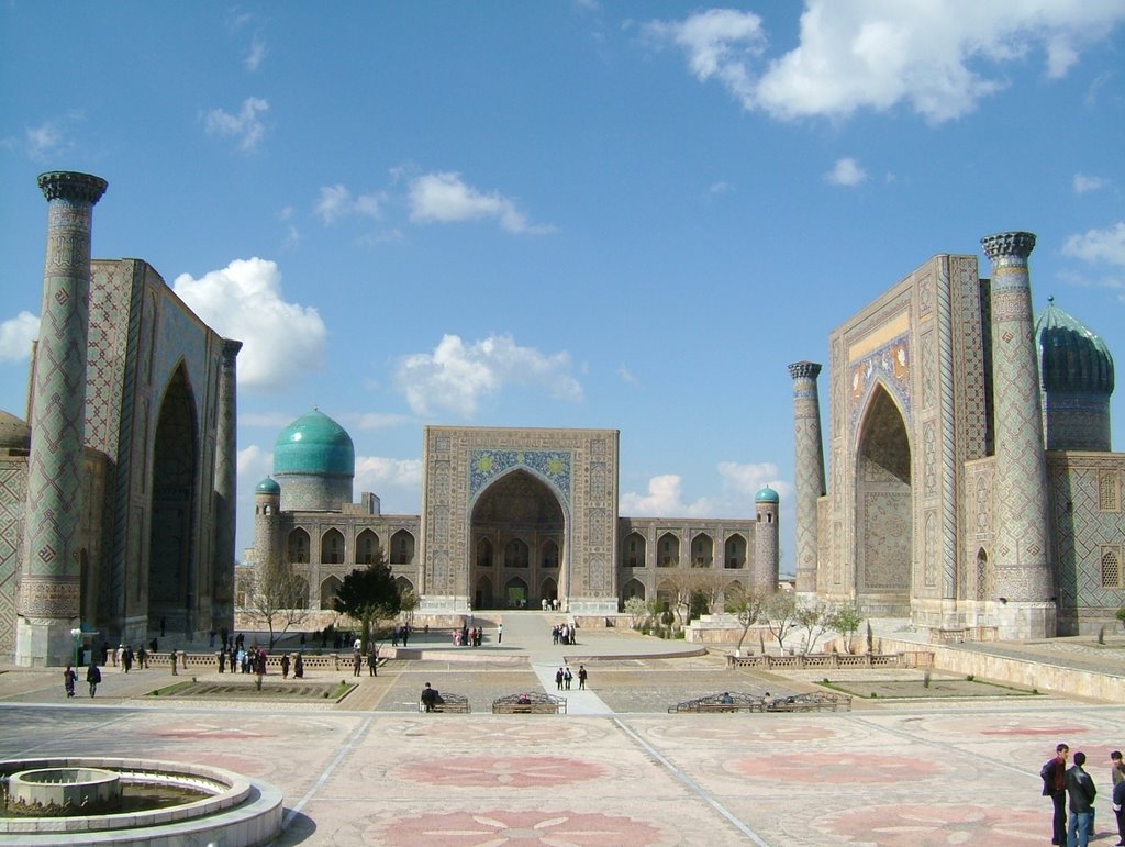 Plaza del Registan Samarcanda, Uzbekistan