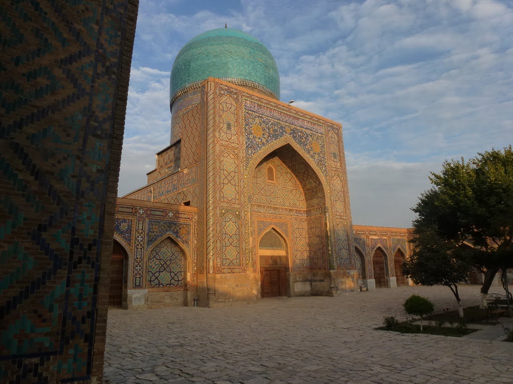 Dawn in Registan place