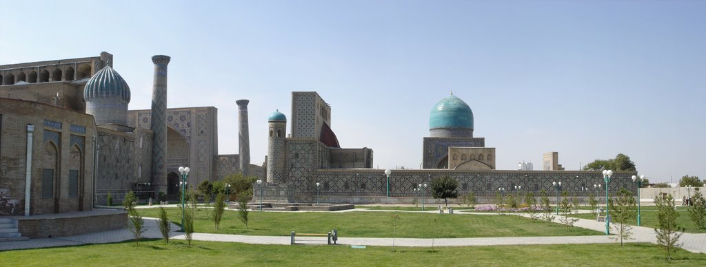 Samarcande - Le Registan Sept.2005