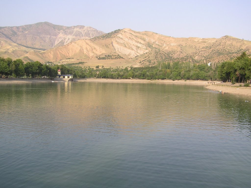 Lake with Bathers