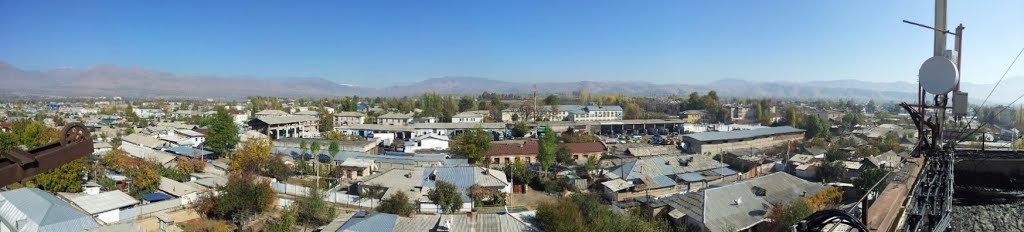 Vahdat city from the roof.