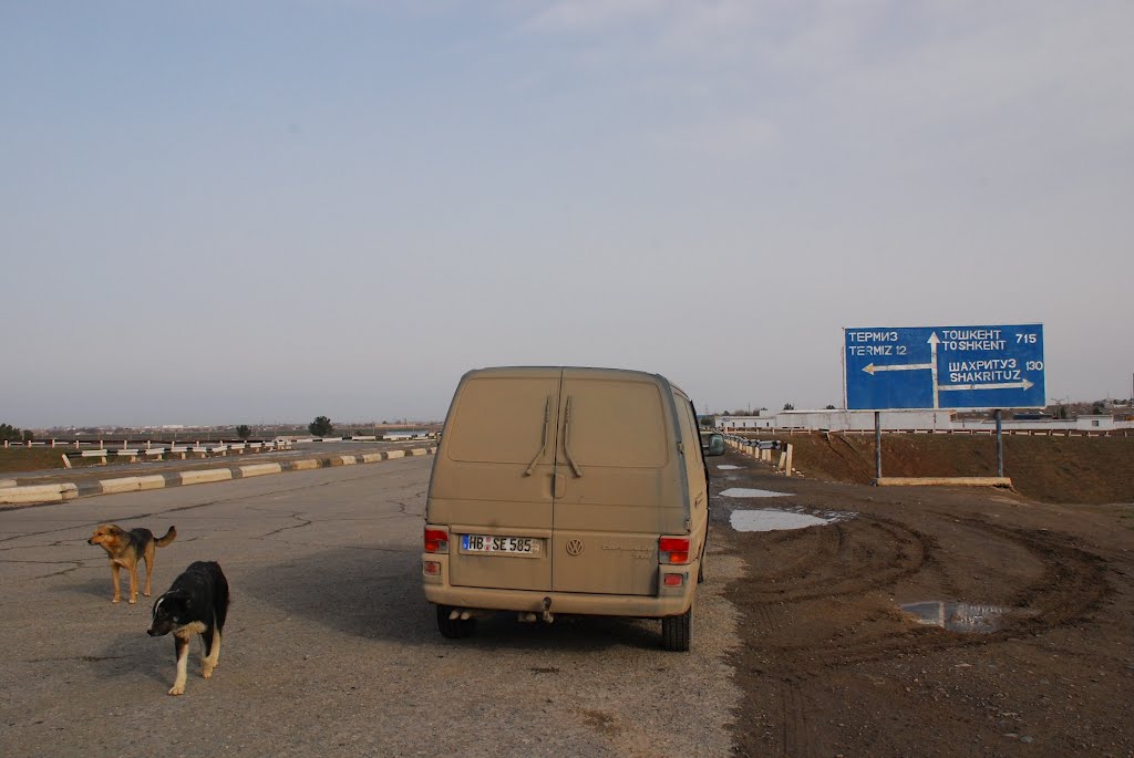 half mile to Afghanistan