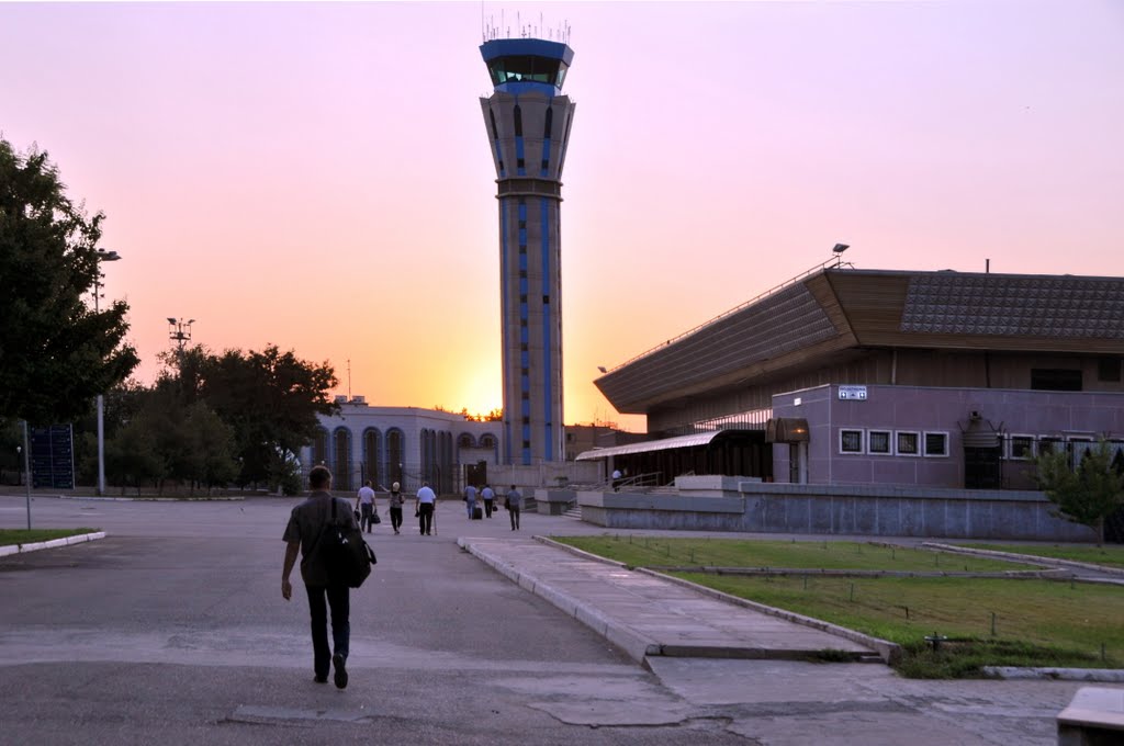 Tashkent International Airport in Tashkent, Uzbekistan