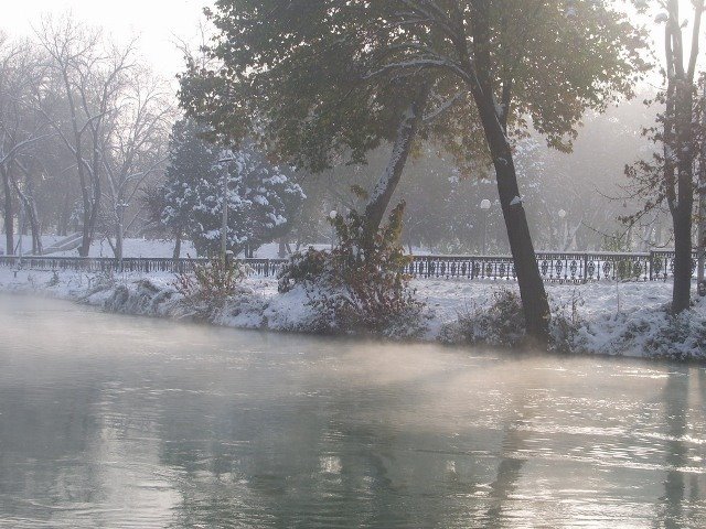 River Anhor in winter