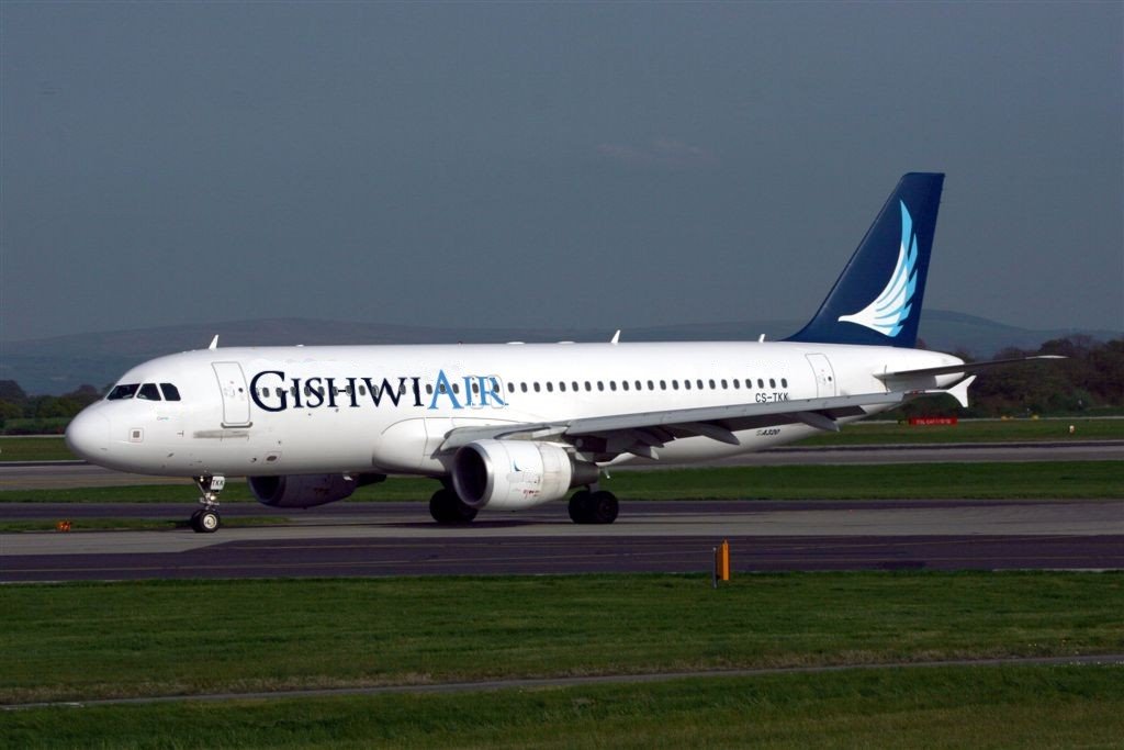 GishwiAir A320 at Tashkent Vostochny