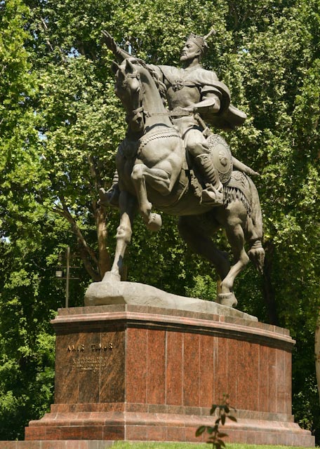 King Timor, Tashkent, مجسمه تیمورشاه، تاشکند، ازبکستان