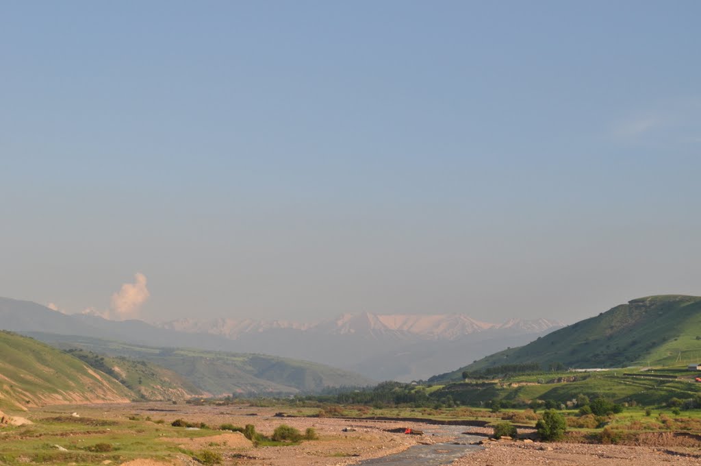 on the way to Tashkent Mountains May 2010
