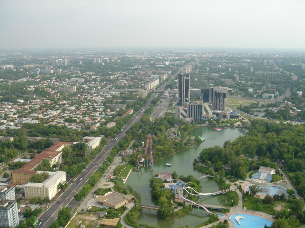 South view from Tashkent tv tower