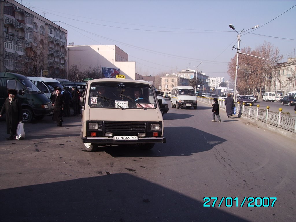 Panjshanbe bus stop - Остановка Панчшанбе
