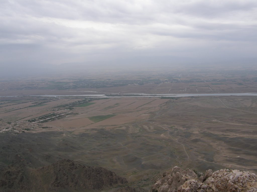 Sir-Darya, a view from the mountains - Сыр-Дарья, вид с гор