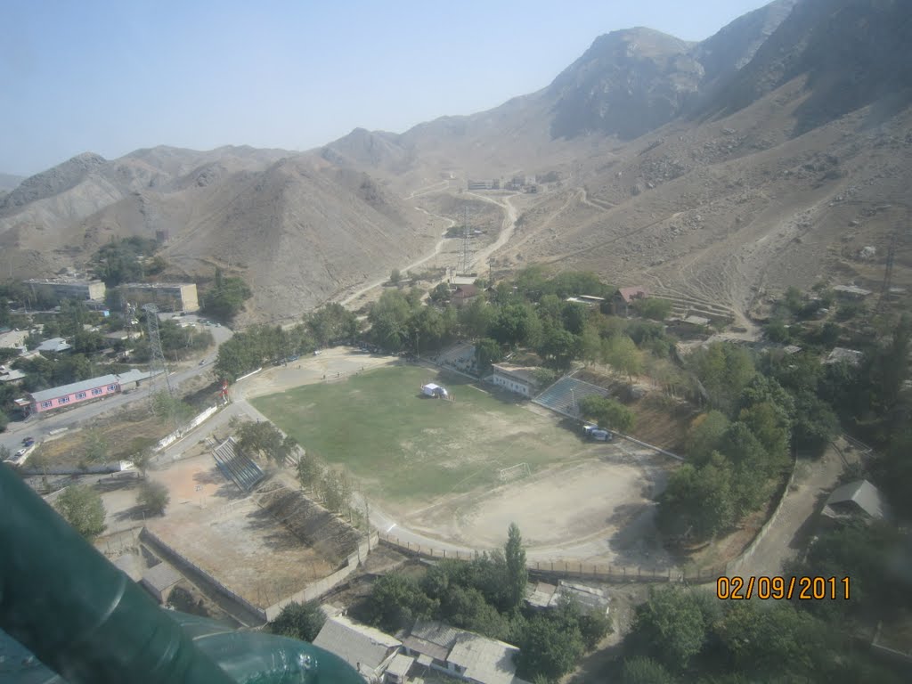 Kadamzhay, stadium, airview