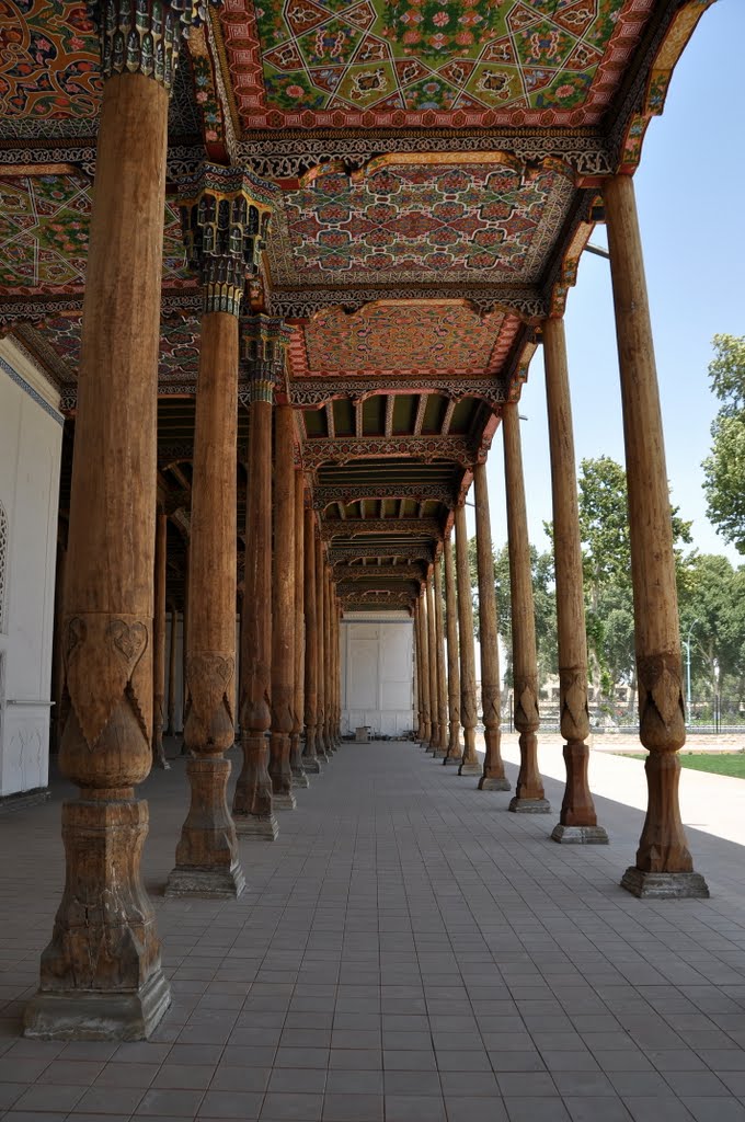 Friday Mosque, or Jama Masjid in Kokand, Uzbekistan.