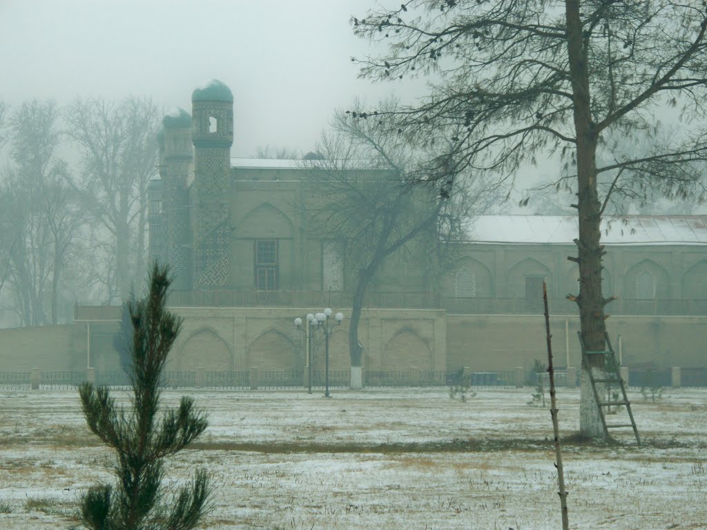 Khudayar Palace in Kokand, Uzbekistan.
