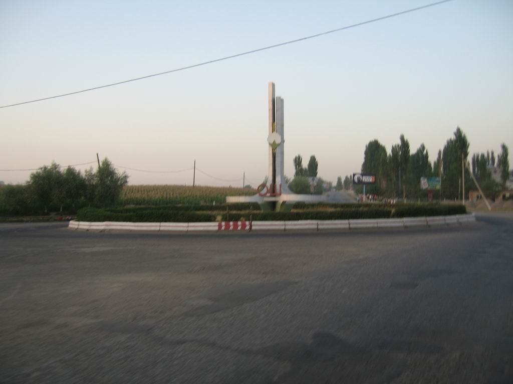 Osh city, ring road junction