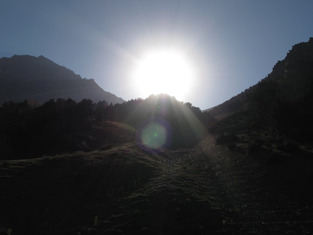 Gandakush ravine, ascent to Gandakush  pass