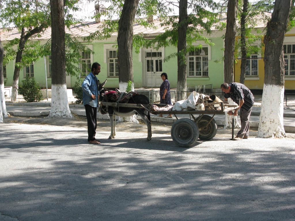 Fergana, street, road breakdown