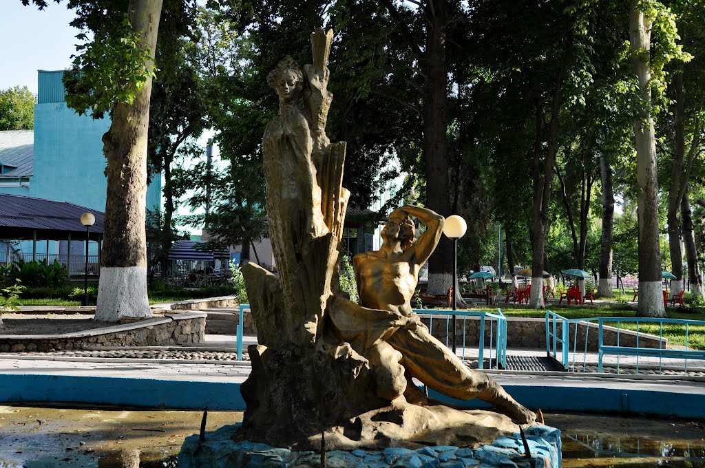 Central Park, Fergana, Uzbekistan.