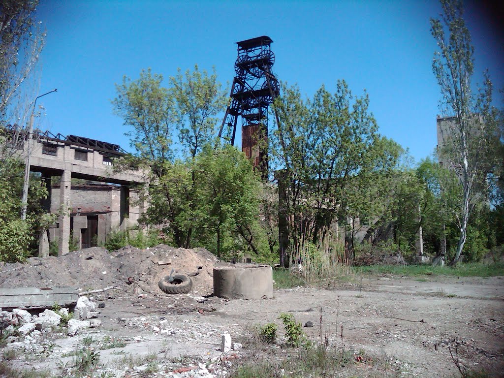 Закрытая шахта им.Артема, последний оставшийся подъем