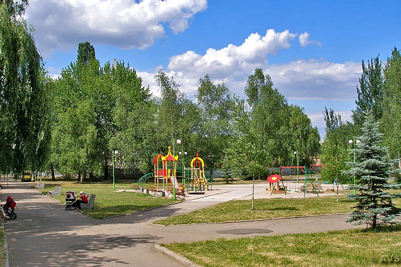 детская площадка в парке