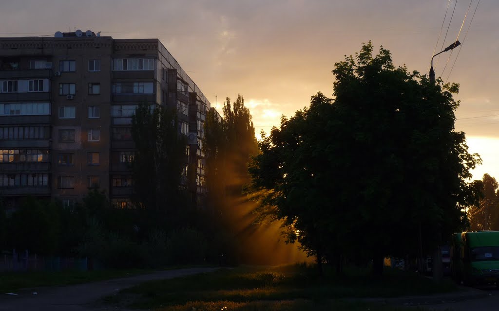 Рассвет над улицей Быкова