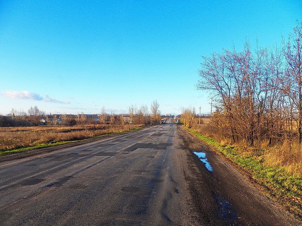 На кольцо  луганской трассы