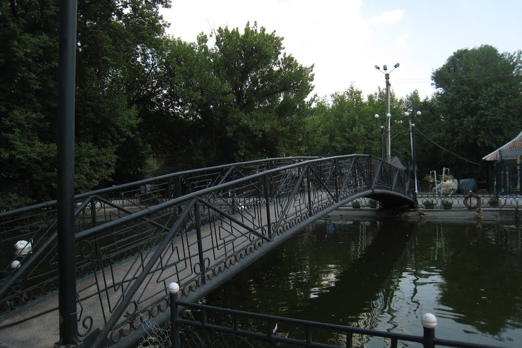 Парк в Докучаевске.The park in Dokuchaevsk.