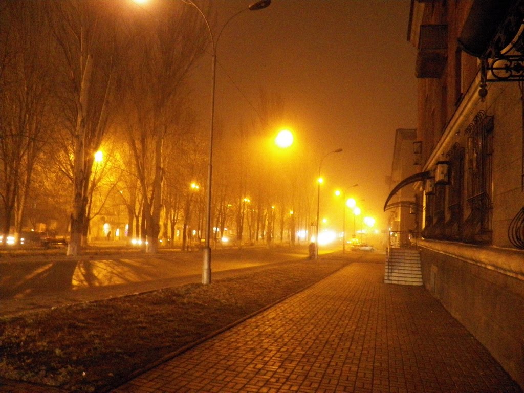Проспект ночью
