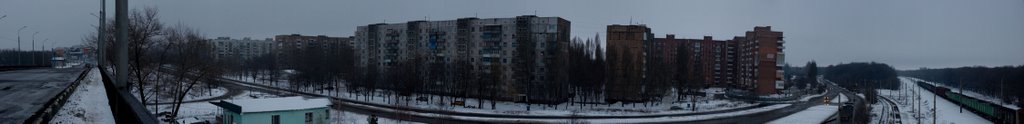 Panorama on bridge
